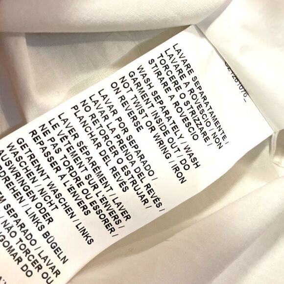 MOSCHINO LOVE EMBROIDERED BREAST-POCKET SAHARAN SHIRT | SIZE: F8 USA6 IT42 | - Picture 15 of 15